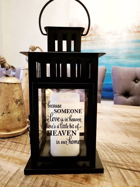 Memorial lantern candle holder to remember loved ones custom Etsy