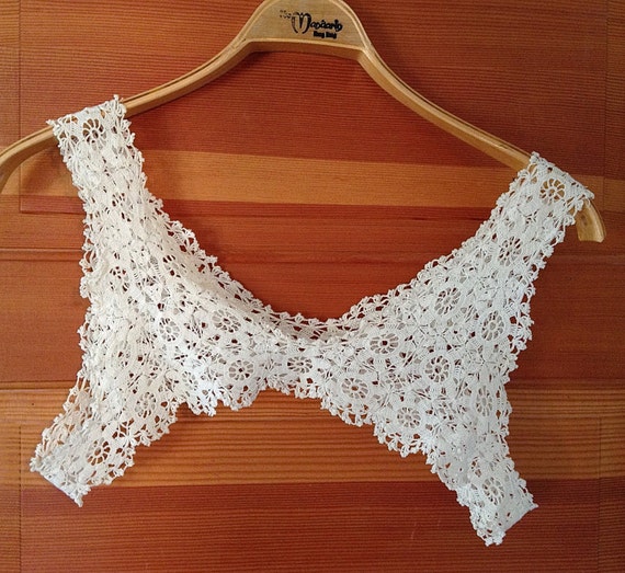 Antique Crocheted Camisole Bodice - image 2