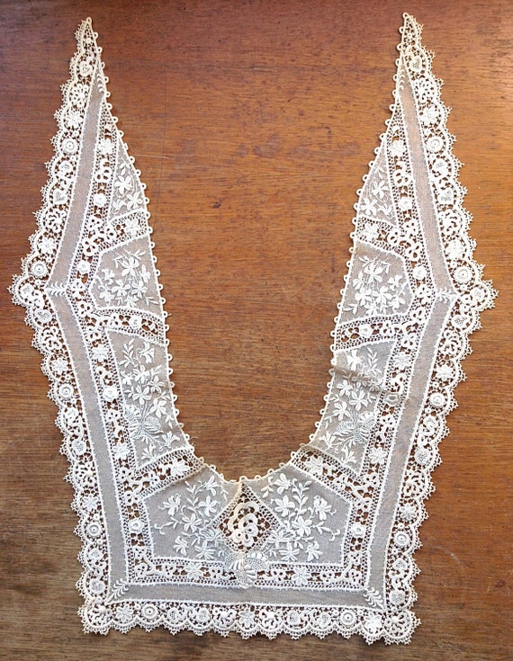 Antique Victorian Edwardian Lace Collar - image 1