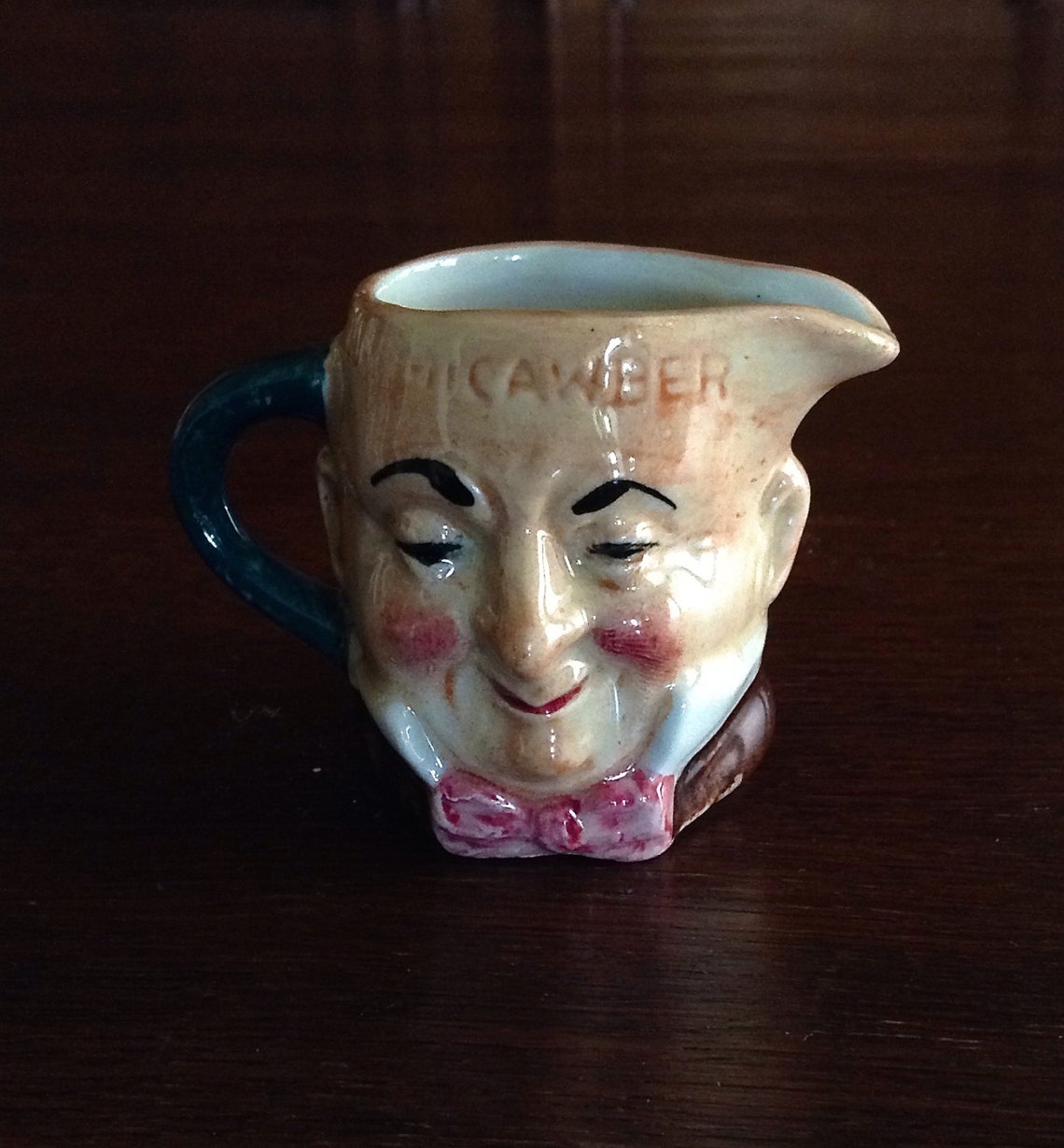 Mr. Micawber Miniature Toby Jug Artone Staffordshire England Etsy