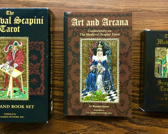 Medieval Scapini Tarot Deck and Book Set US Games 2004 - Etsy
