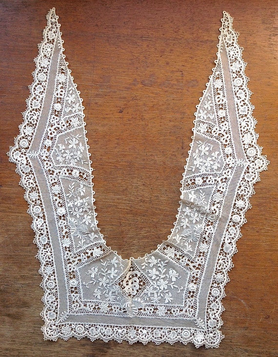 Antique Victorian Edwardian Lace Collar - image 2