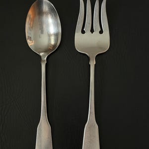 thumbnail image 2 of Vintage Carvel Hall Leisure Stainless Steel Flatware By George Nelson – Glossy USA Made – CHOICE 2 of 3