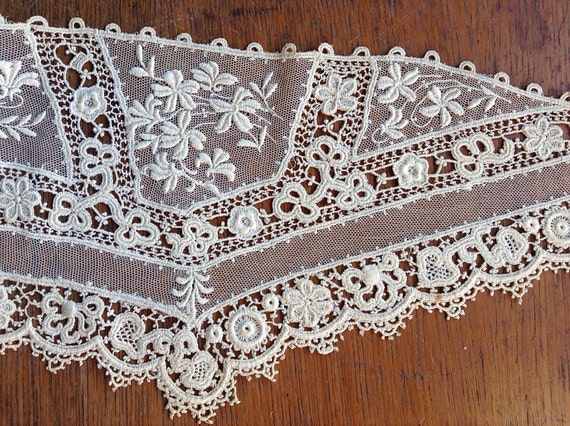 Antique Victorian Edwardian Lace Collar - image 5