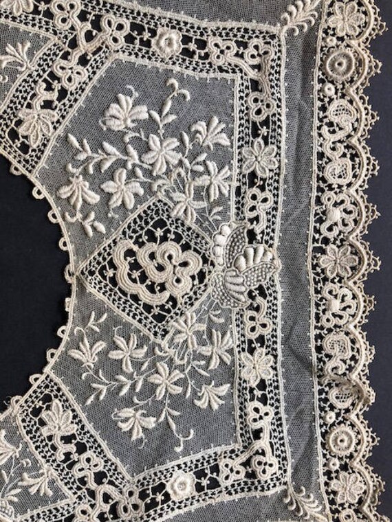 Antique Victorian Edwardian Lace Collar - image 6