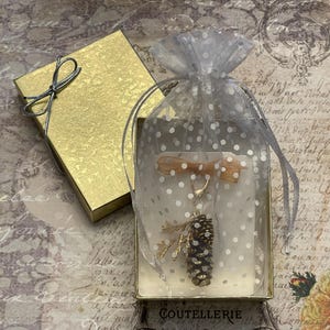 Juniper Pine Branch, Pinecone or Acorn Purse Bag Charm - Planner, Notebook, Junk Journal Jewelry, Autumn Winter Bling, Gold or Silver Tone image 11