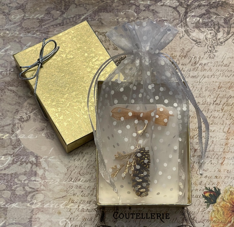 Juniper Pine Branch, Pinecone or Acorn Purse Bag Charm - Planner, Notebook, Junk Journal Jewelry, Autumn Winter Bling, Gold or Silver Tone image 11