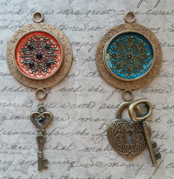 Spellbinders Media Mixage Circles One – 5 Stück Blenden, Silber, Ca. 40x30 Mm – Für Schmuck, Scrapbooking, DIY-Projekte
