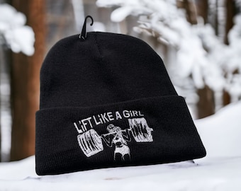 Lift like a girl Beanie