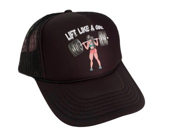 New Lift Like A Girl Trucker hat