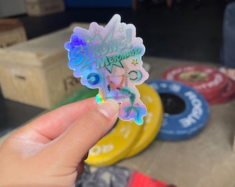 Strong Mermaid Sticker