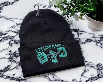 Lift like a girl Beanie