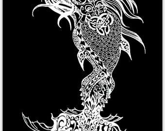 Polynesian Mermaid Sticker
