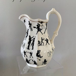 A rare and beautiful English antique jug