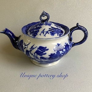 A rare, 20th century, Worcester, English, antique, teapot