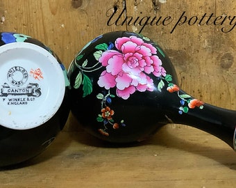 美しいイギリスのアンティークのニンニク型の花瓶のペア - Etsy 日本