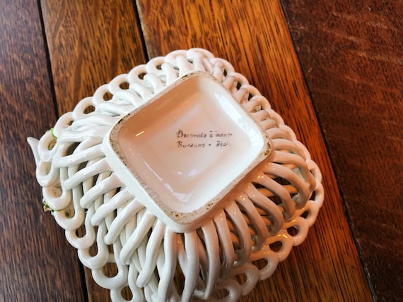 素晴らしいイタリアの透かし彫りの陶器の鳩籠 - Etsy 日本