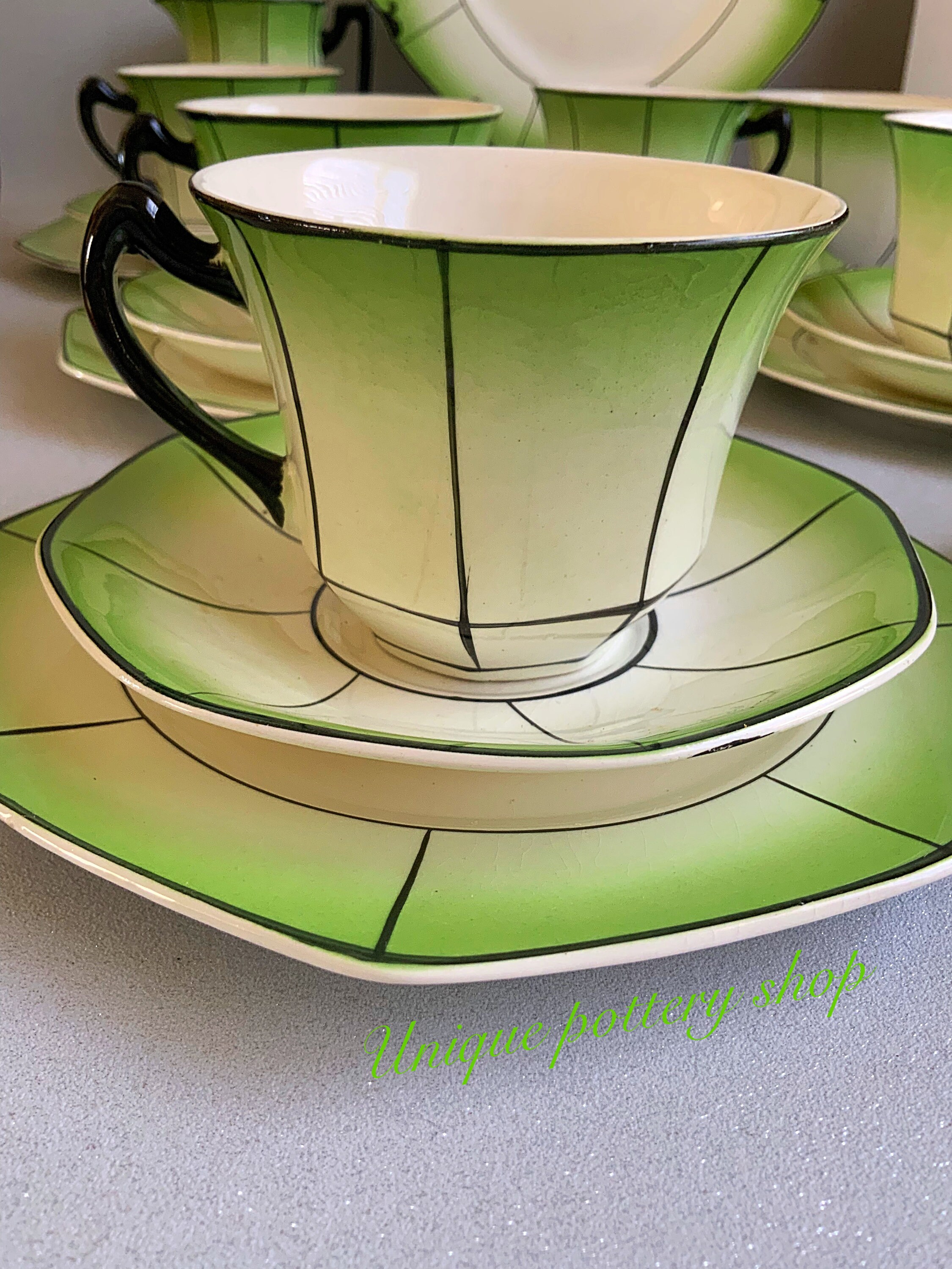 A Stunning 20th Century English Tea Set Etsy