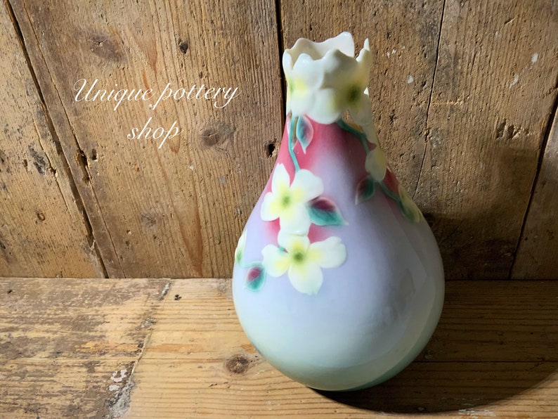 Franz Porcelain Flower Vase Etsy