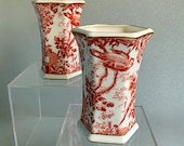 A beautiful pair of Royal Crown Derby vases