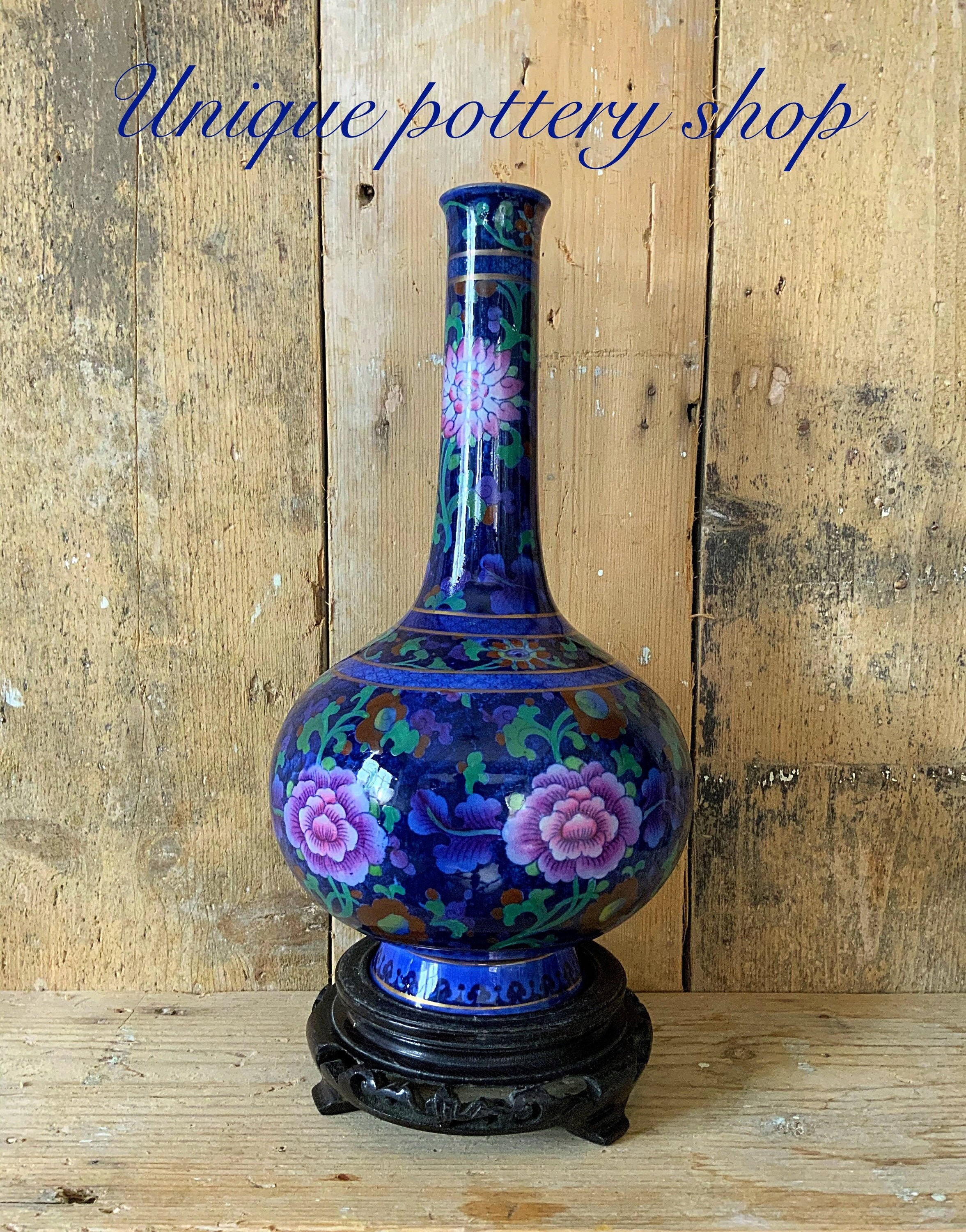 A Stunning, English Antique Vase by Booths China