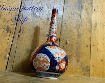 An antique Japanese  Imari  bottle vase