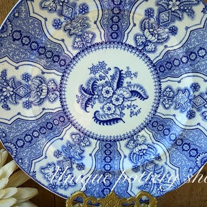 A super 19th c English Staffordshire plate