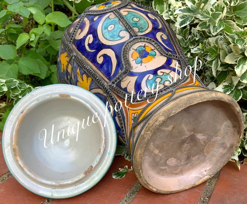 An impressive antique Moroccan safi vase/urn | Etsy