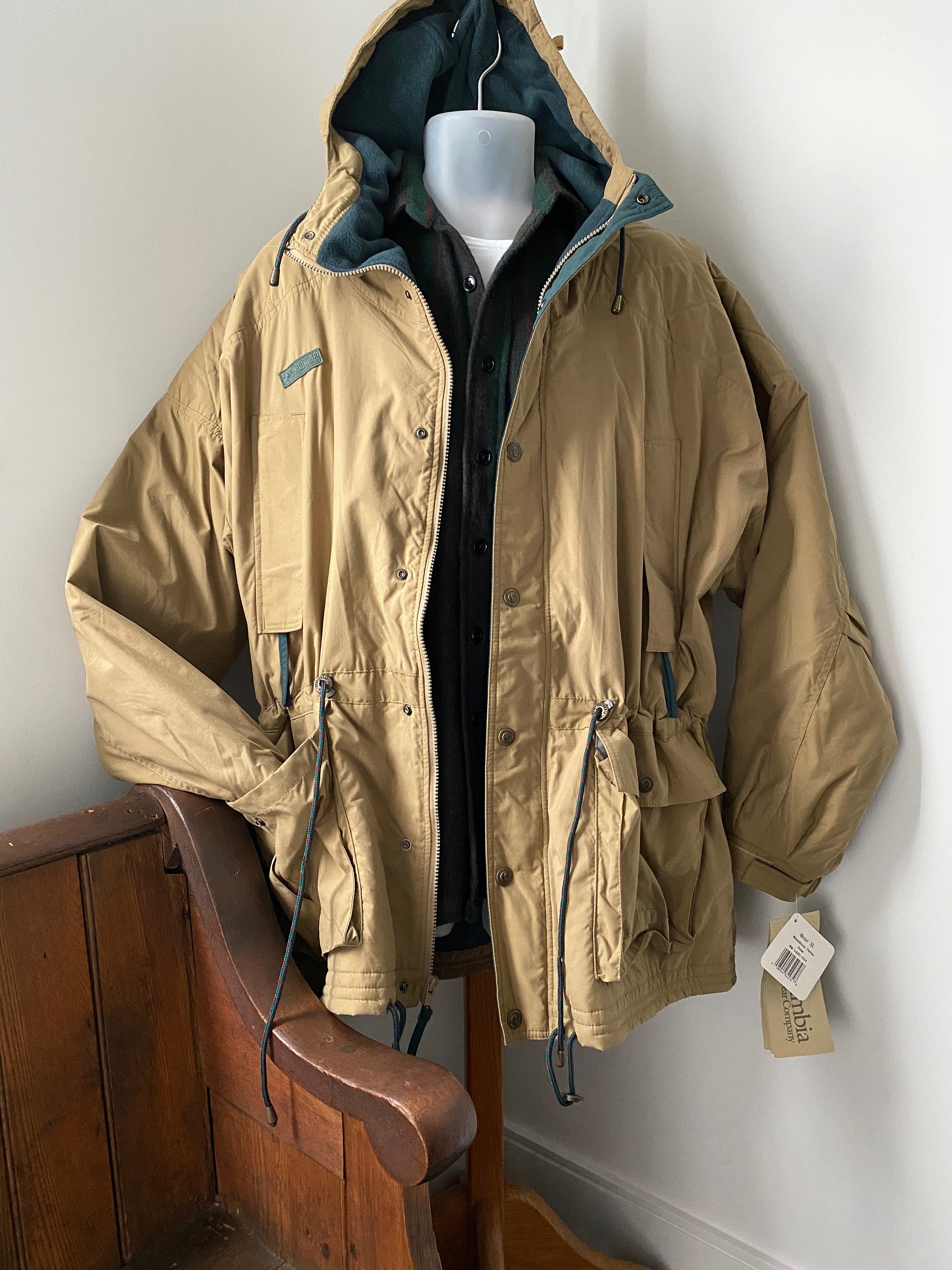 Vintage 1990's Men's COLUMBIA Sportswear SUEDED Winter 3/4 Vintage 1990's Men's COLUMBIA Sportswear SUEDED Winter 3/4