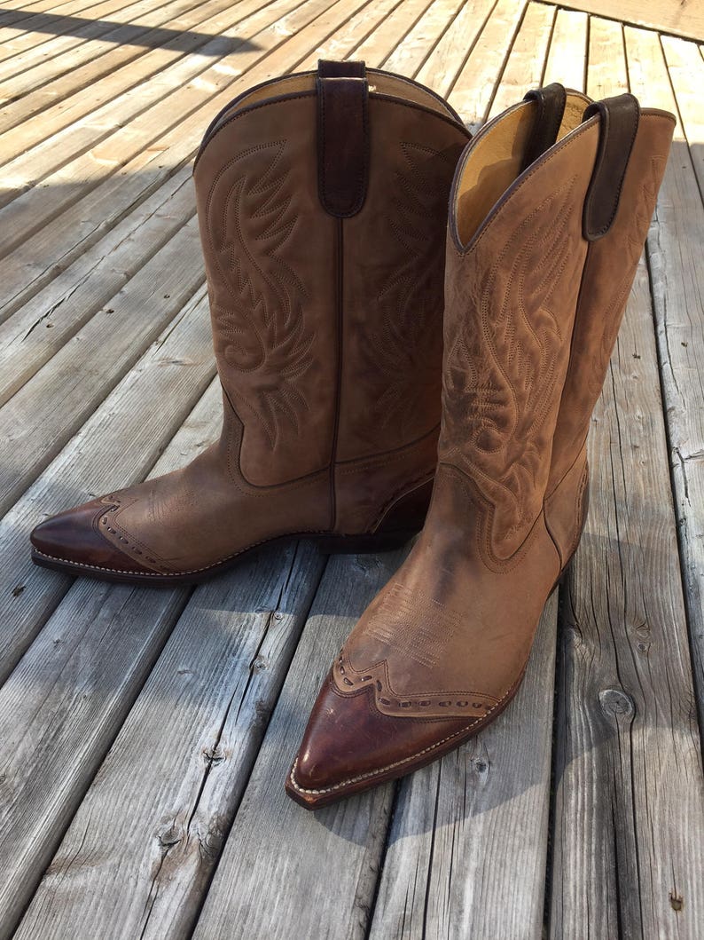 Authentic Sancho Fabulous Mens Western Cowboy Boot Size 11 Etsy