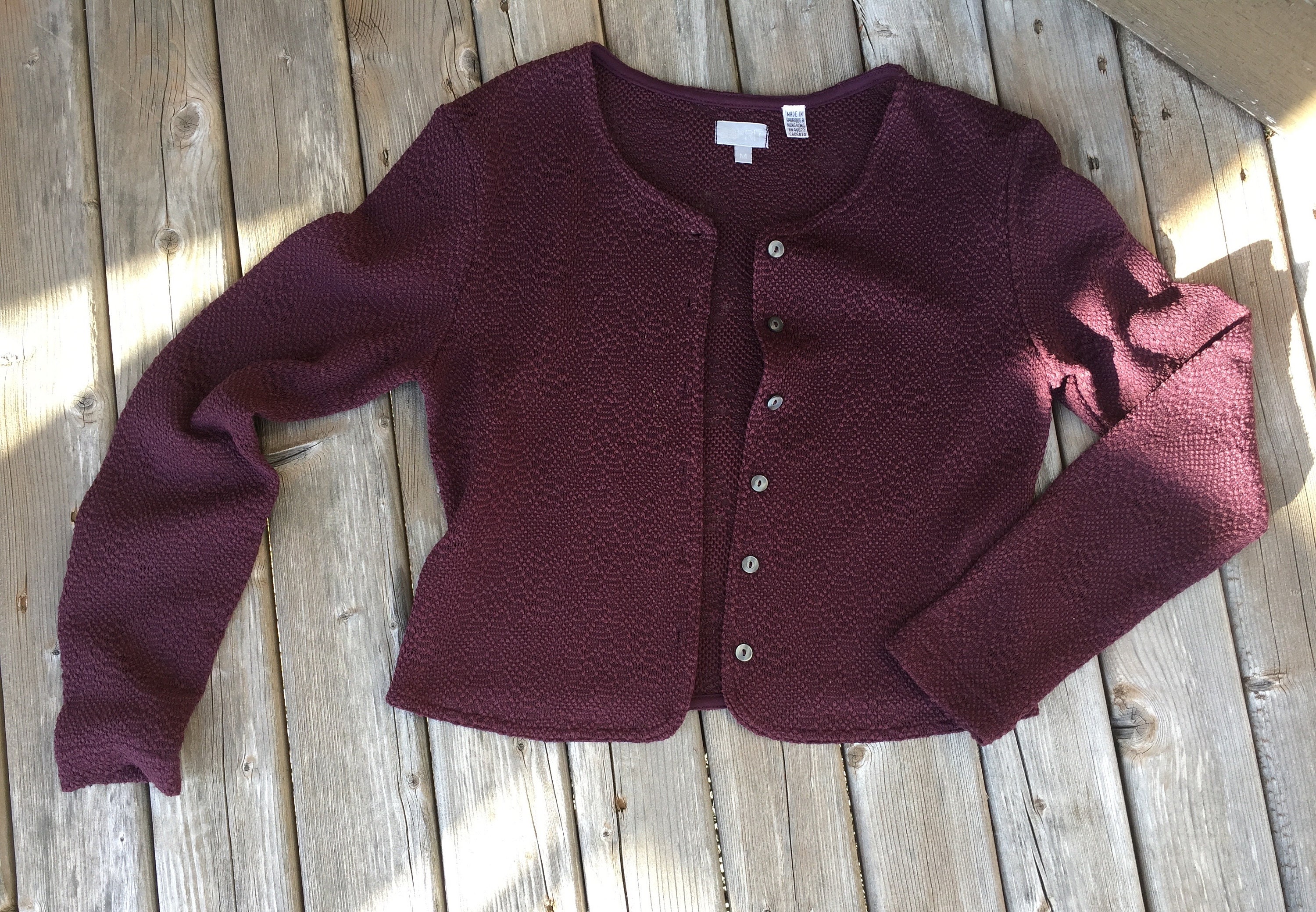 Wine Color Cardigan - Etsy