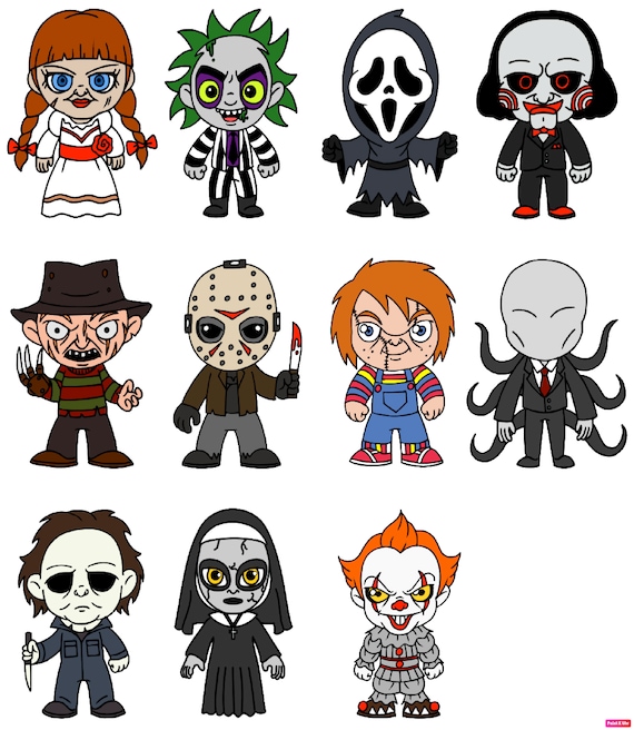 Serial Killer Horror Mini SVG Horror Movie SVG Halloween - Etsy