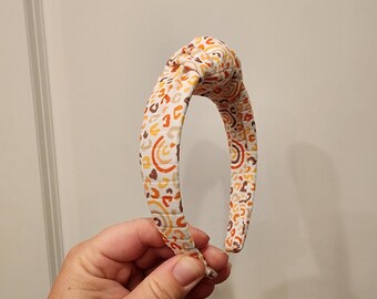Fall Headbands, fall cheetah headband, fall rainbow headband, hair accessories, adult headbands, top knot headbands, toddler headbands