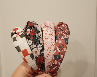 Christmas Headbands, hair accessories, adult headbands, top knot headbands, toddler headbands, christmas accessories