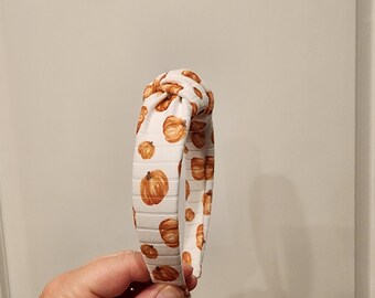Fall Headbands, pumpkin headband, hair accessories, adult headbands, top knot headbands, toddler headbands