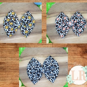 Sport Babyschleife große Schleife auf Clipschleife auf Nylon Baseball Schweinchen Schleifen Sportschleife Baby Schleife Kleinkind Schleife Mädchen Haarschleife Baseball Softball Fußball