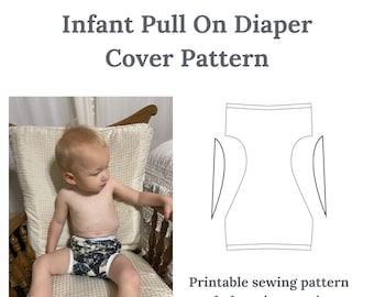 Infant Pull On Diaper Cover Digital Sewing Pattern
