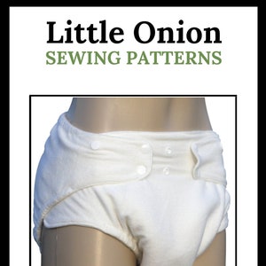 Fitted Adult Cloth Diaper Sewing Pattern