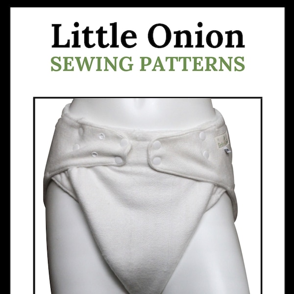 Overnight Adult Cloth Diaper Sewing Pattern