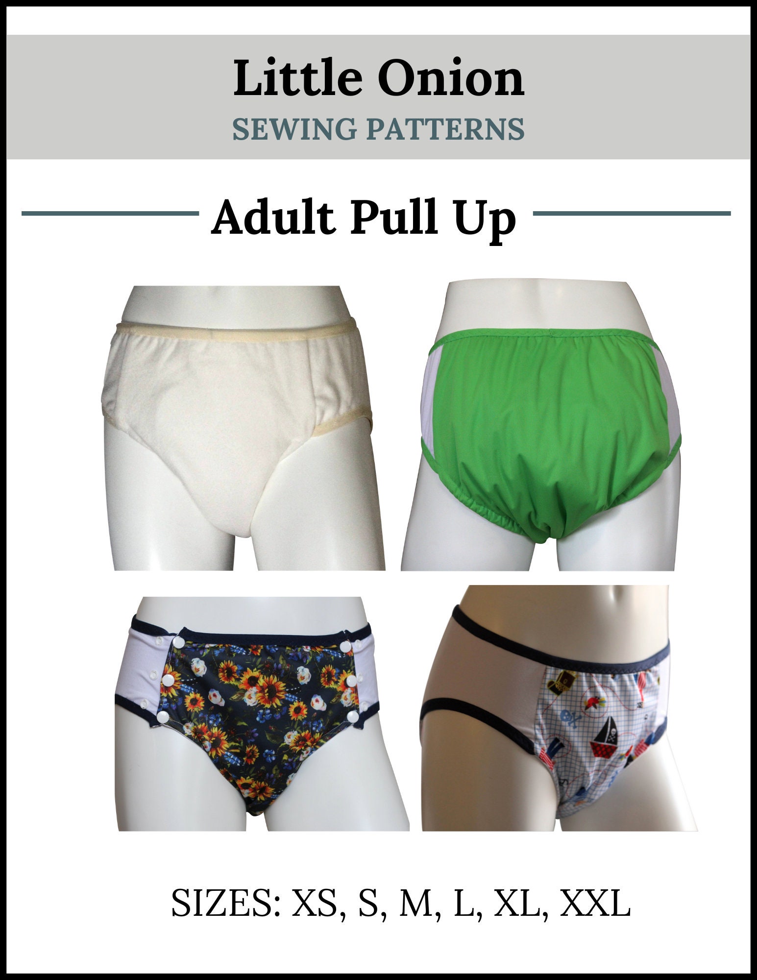 Buy Adult Pull up Sewing Pattern Online in India 