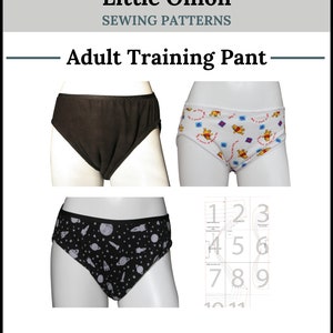 Adult Training Pant Pattern for Sewing