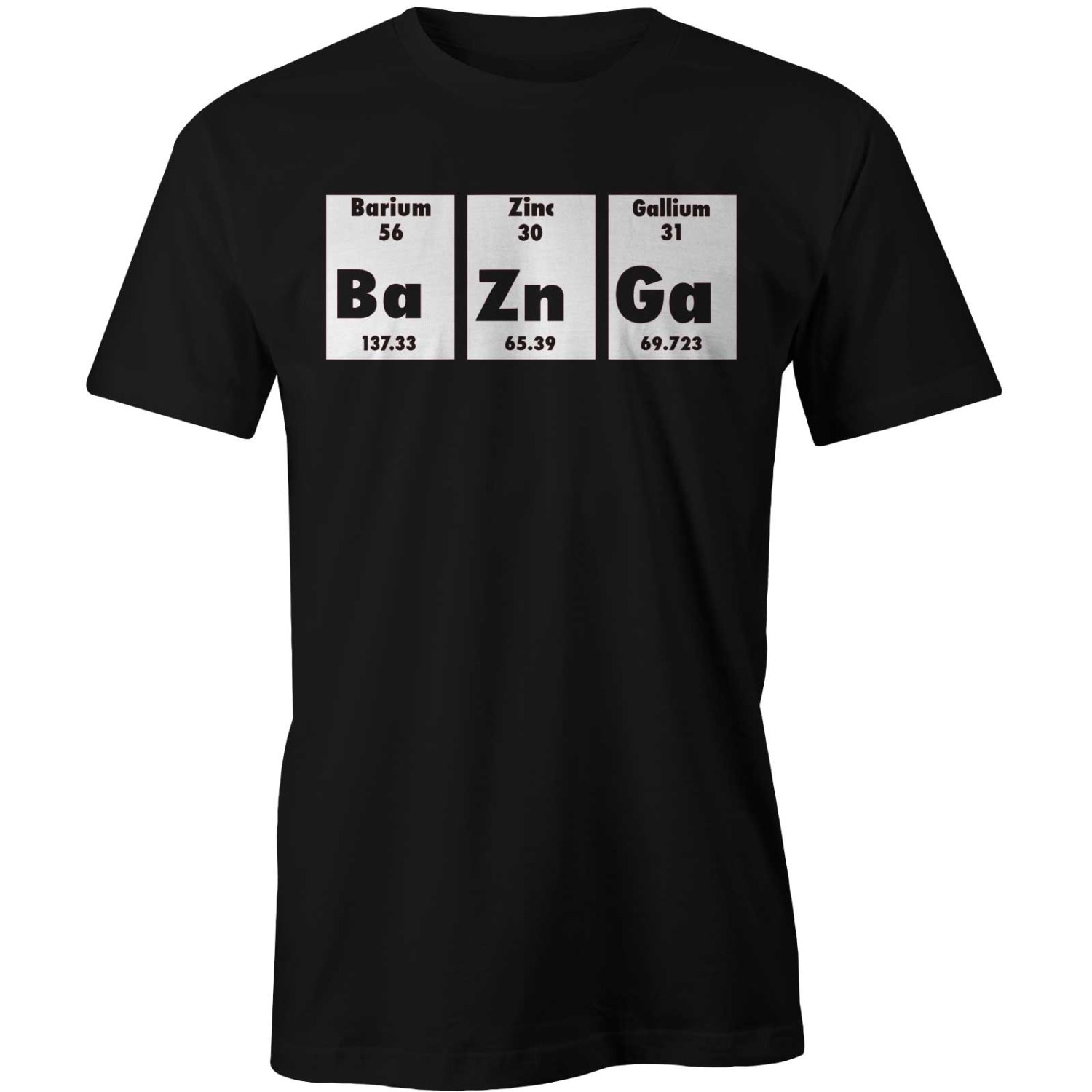 bazinga periodic table shirt