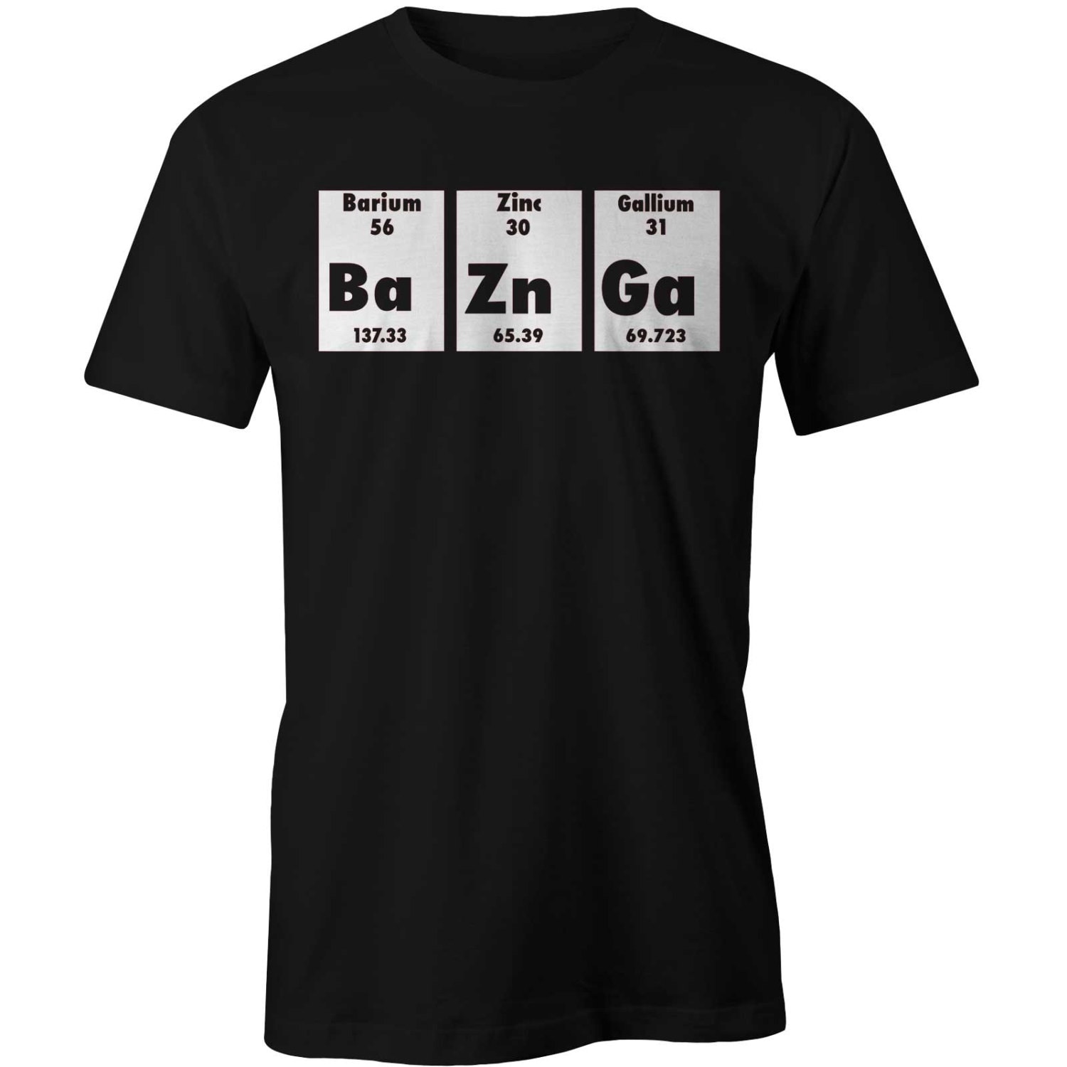 Bazinga periodic table t shirt - bezytribe