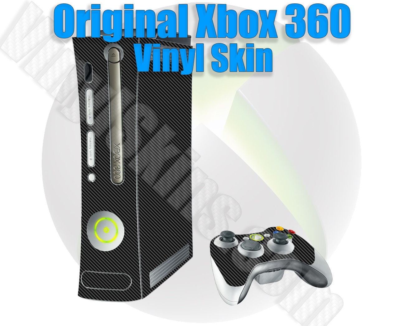 906 Vinyl Decal Skin Sticker for Xbox360 Slim E and 2 controller skins