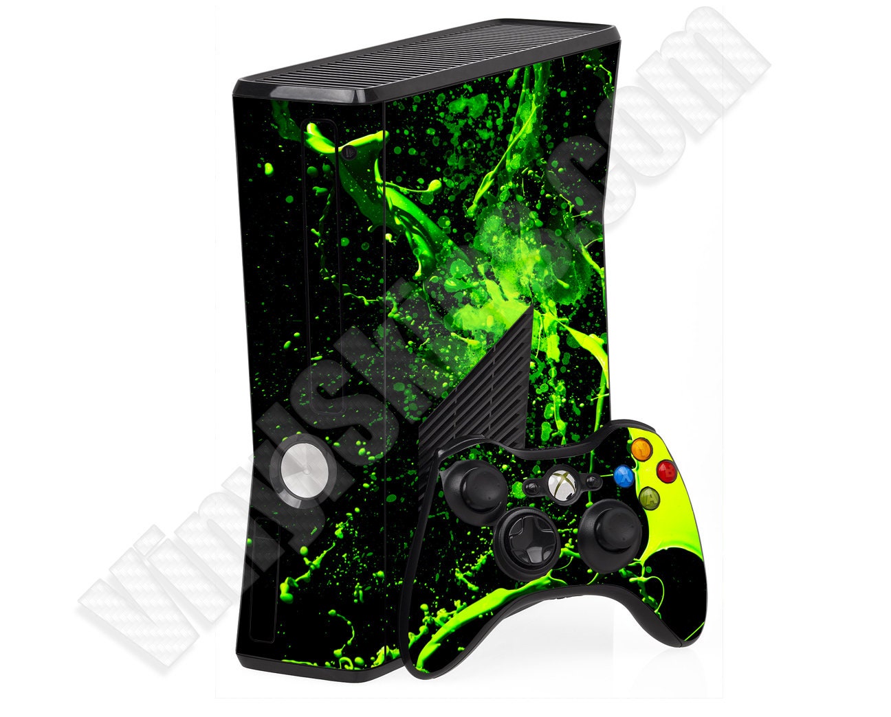 202 Battle Vinyl Skin Sticker Protector For Microsoft Xbox 360 E And 2 Controlle - Foto 5