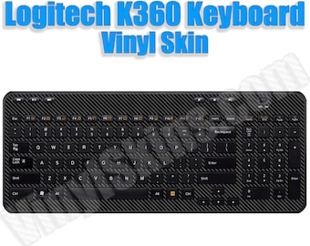 Choose Any Cosmetic Vinyl Skin / Decal / Sticker design for Logitech K360 Keyboard ** US Version ** -Personalized- Free US Shipping!
