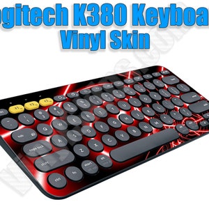Choose Any 1 Custom Vinyl Skin / Decal / Sticker Design for the Logitech K380 Keyboard -Personalized- Free US Shipping!