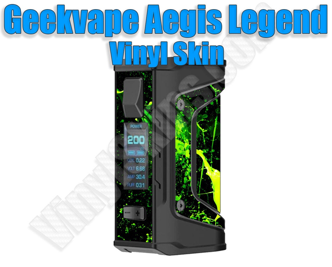 Choose Any 2 Custom Vinyl Decal / Sticker / Skin Designs for the Geekvape  Aegis Legend *1ST GENERATION* -personalized- Free US Shipping!