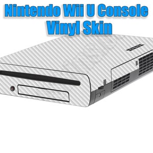 Choose Any 1 Custom Vinyl Skin / Sticker / Decal Design for the Nintendo Wii U Console -Personalized- Free US Shipping!