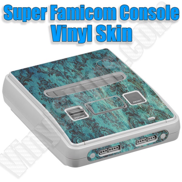 Choose Any 1 Vinyl Skin / Decal / Sticker Design for the Super Famicom Console -Personalized- Free US Shipping!